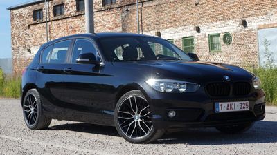 BMW Seria 1 116D 116km,2017r, czarna, nawigacja, skóry, ładny stan