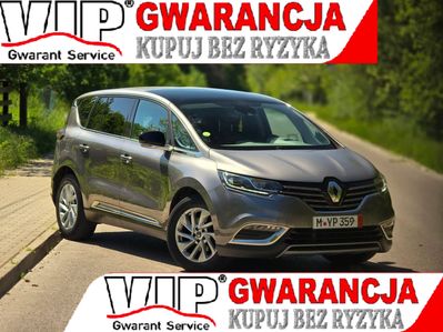 Renault Espace 2017r_7-OS_FUL_1,6D_160KM_Masaże_Panorama_Nawi_Kamera_Gwarancja_12m
