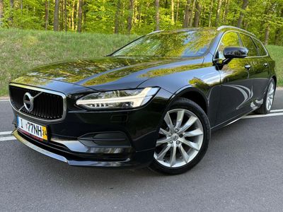 Volvo V90 2.0 DIESEL- 197 KM Full Led Tempomat ACC - PÓŁ SKÓRY- EL. KLAPA TYŁ
