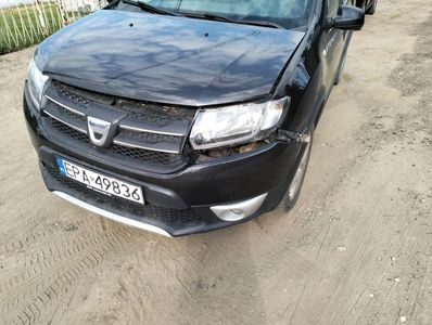 Dacia Sandero Stepway Sandero Stepway 0.9, aluminiowe felgi, przebieg 125.800, uszkodzony
